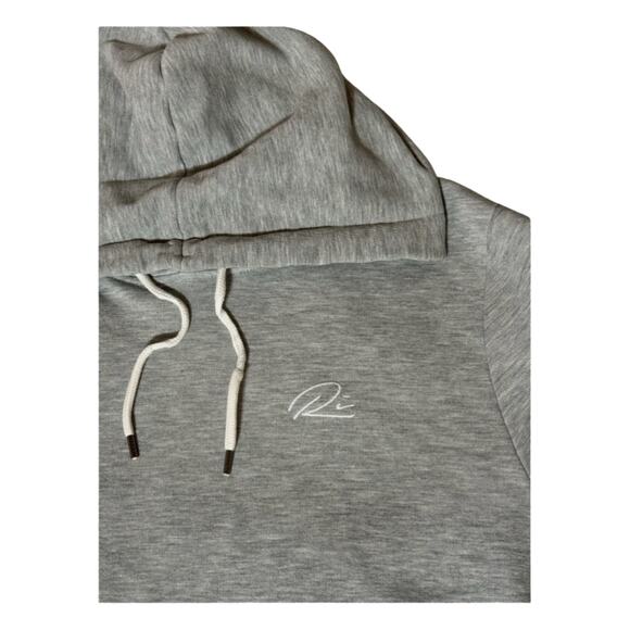 River Island Gray Marl Hoodie Sweatshirt Men’s Size Medium M USED - Picture 9 of 9